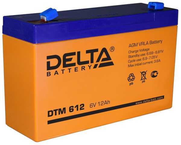 Delta DTM 612 Аккумуляторы фото, изображение