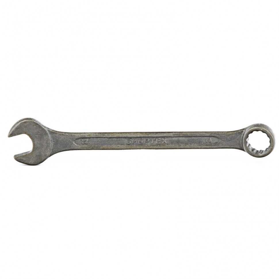 Ключ комбинированный, 13 мм, CrV, фосфатированный, ГОСТ 16983 Сибртех Ключи комбинированные фото, изображение