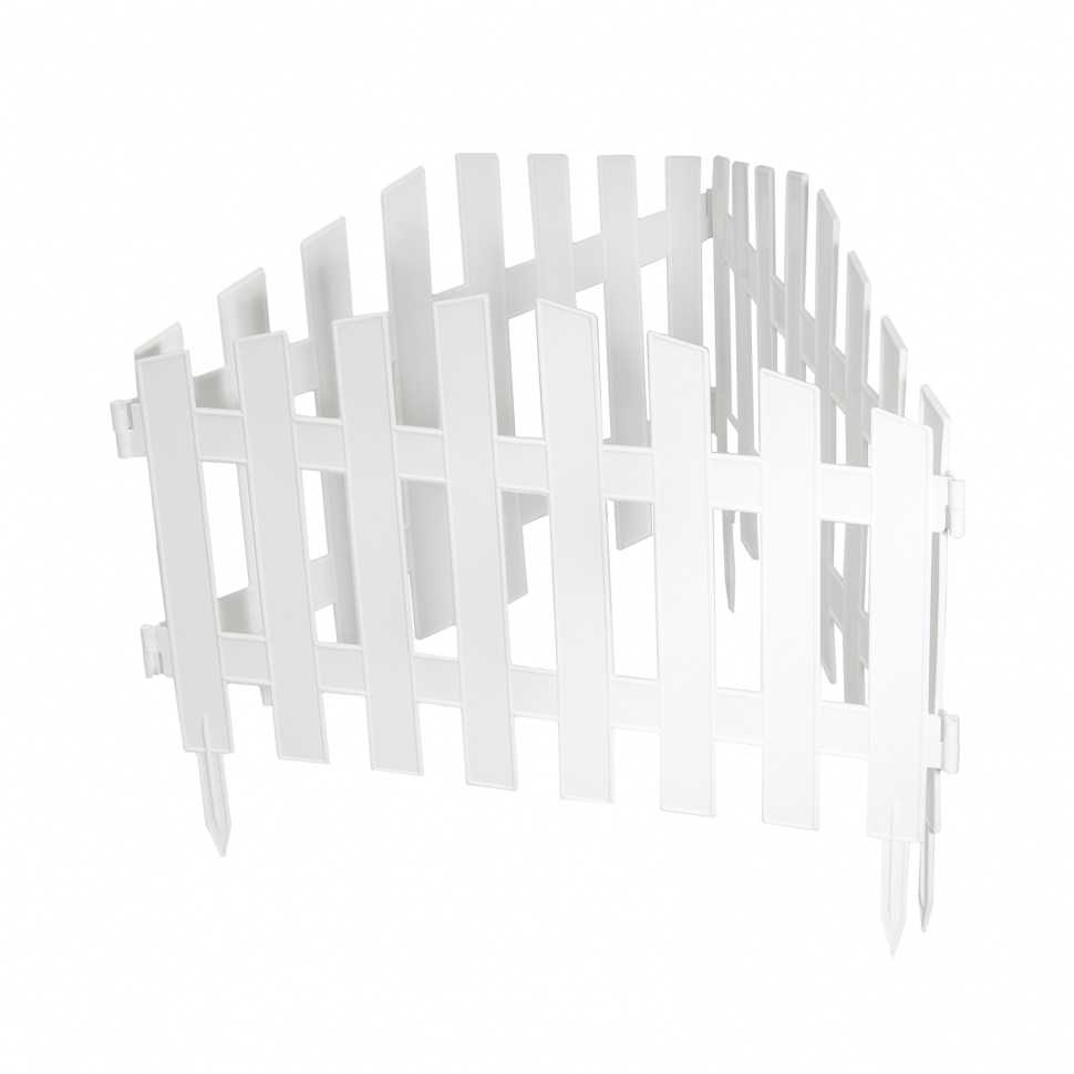 Забор декоративный "Марокко", 28 х 300 см, белый, Россия, Palisad Заборы декоративные фото, изображение
