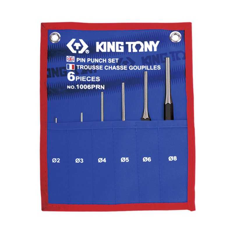 Набор выколоток, чехол из теторона, 6 предметов KING TONY 1006PRN Наборы инструмента фото, изображение