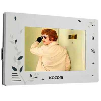 KCV-A374LE-4 белый Видеодомофоны Цветные видеодомофоны фото, изображение