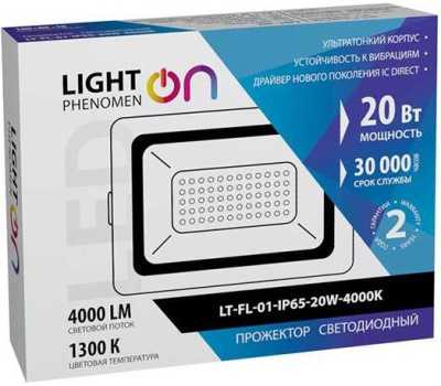 Прожектор LT-FL-01N-IP65-100W-6500K LED Е1602-0020 Прожекторы фото, изображение