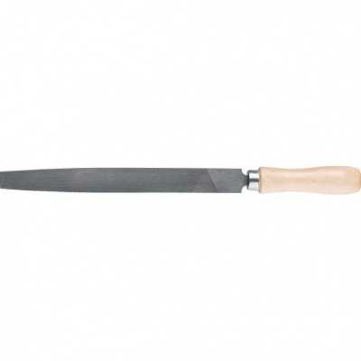 Напильник плоский, 150 мм, деревянная ручка Сибртех Напильники плоские фото, изображение