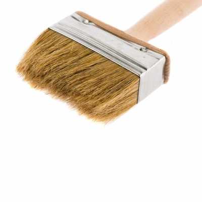 Кисть-ракля, 30 х 90 мм, натуральная щетина, деревянный корпус, деревянная ручка Россия Кисти - макловицы фото, изображение