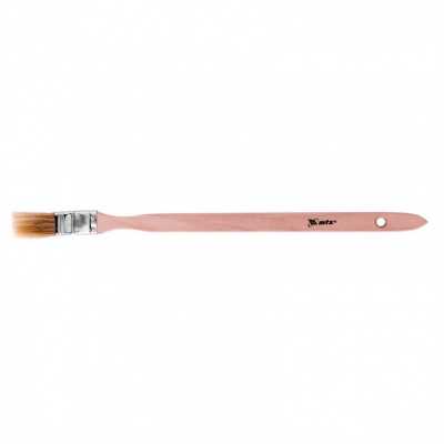 Кисть радиаторная 1", натуральная щетина, деревянная ручка MTX Кисти плоские фото, изображение