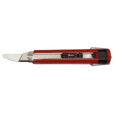 Нож, 18 мм, два выдвижных лезвия и пилка Matrix Ножи строительные фото, изображение