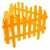 Забор декоративный "Романтика", 28 х 300 см, желтый, Россия, Palisad Заборы декоративные фото, изображение