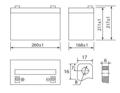 Delta DT 1275 Аккумуляторы фото, изображение